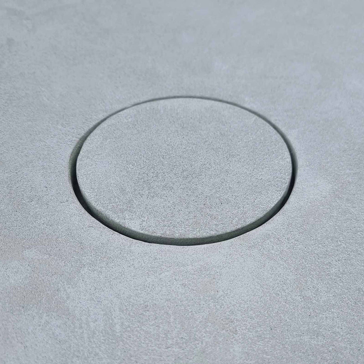 Resin Rock Microcement Ready Shower Tray Round Drain