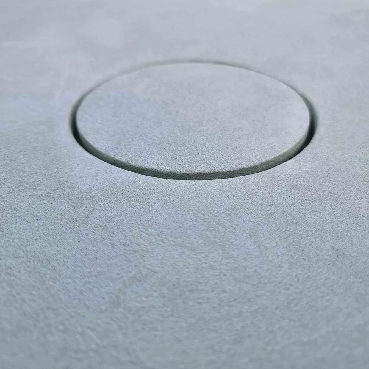 Resin Rock Microcement Ready Shower Tray Round Drain