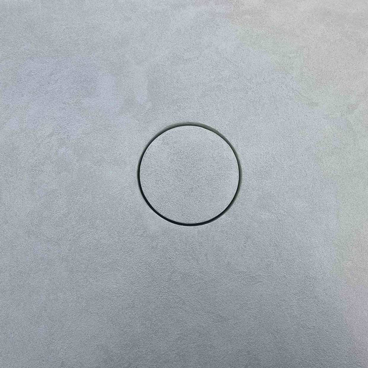 Resin Rock Microcement Ready Shower Tray Round Drain