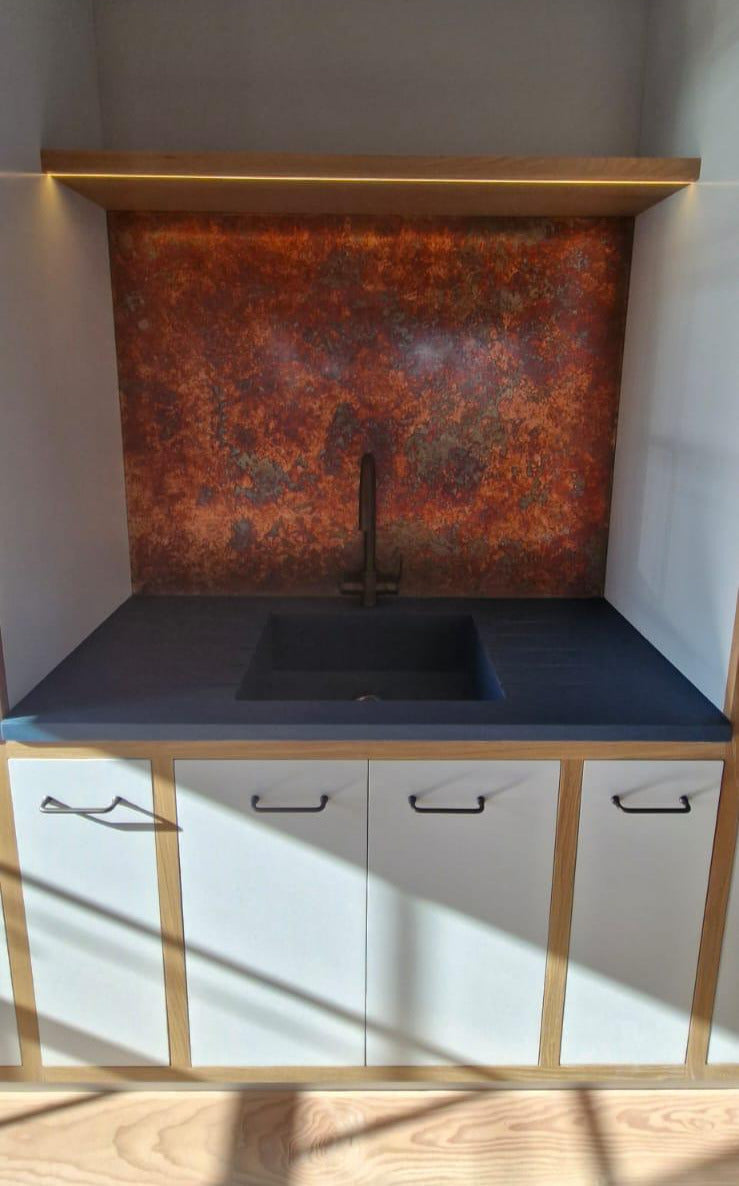 Microcement Ready Kitchen Sink