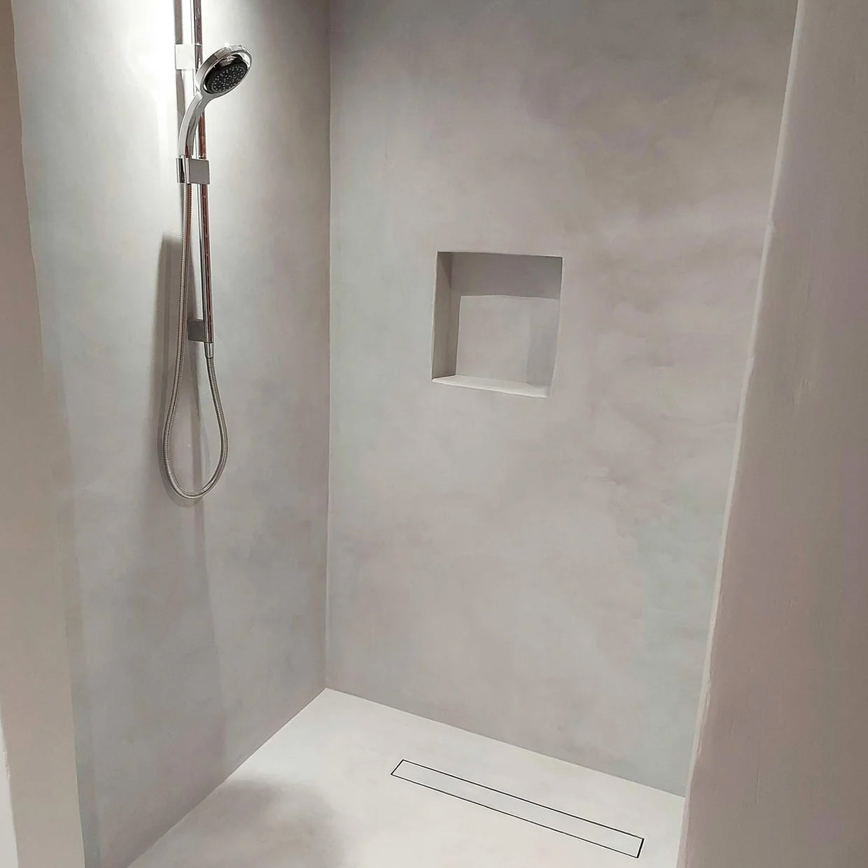 Bespoke Size Resin Rock Microcement Ready Shower Tray