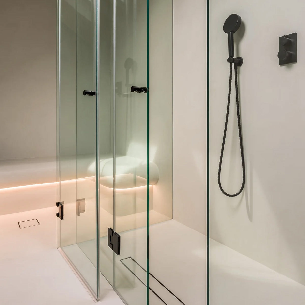 Bespoke Size Resin Rock Microcement Ready Shower Tray