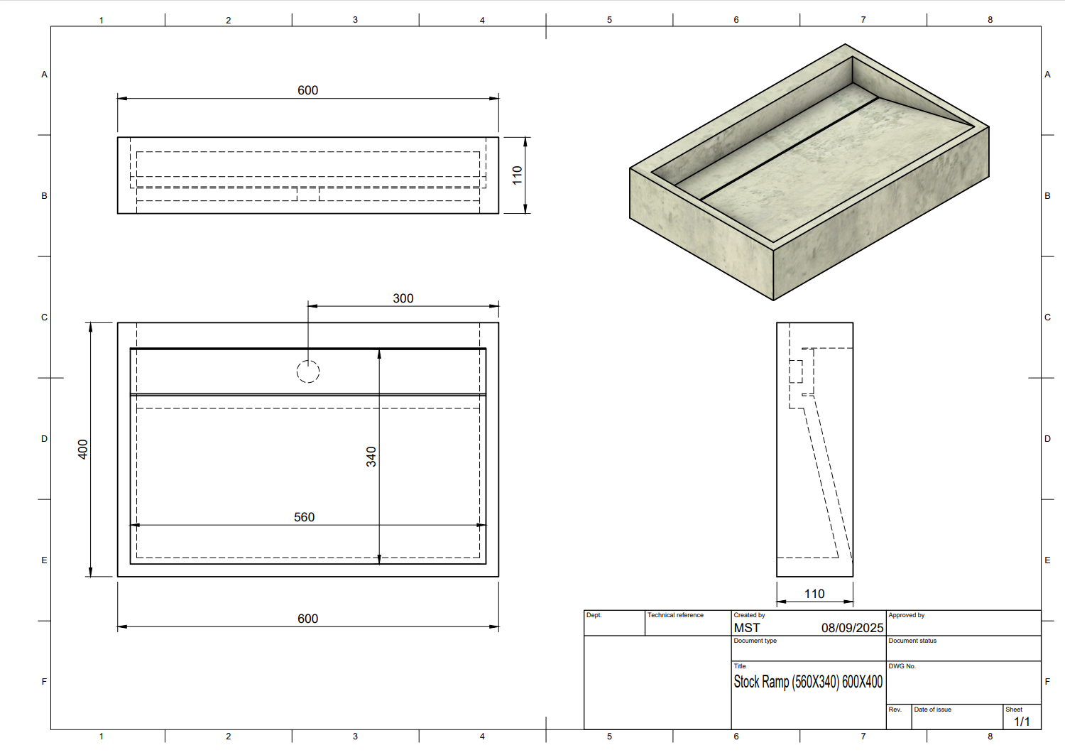Microcement Ready Ramp Sinks