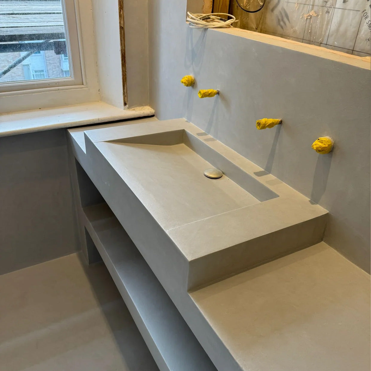 Microcement Ready Ramp Sinks