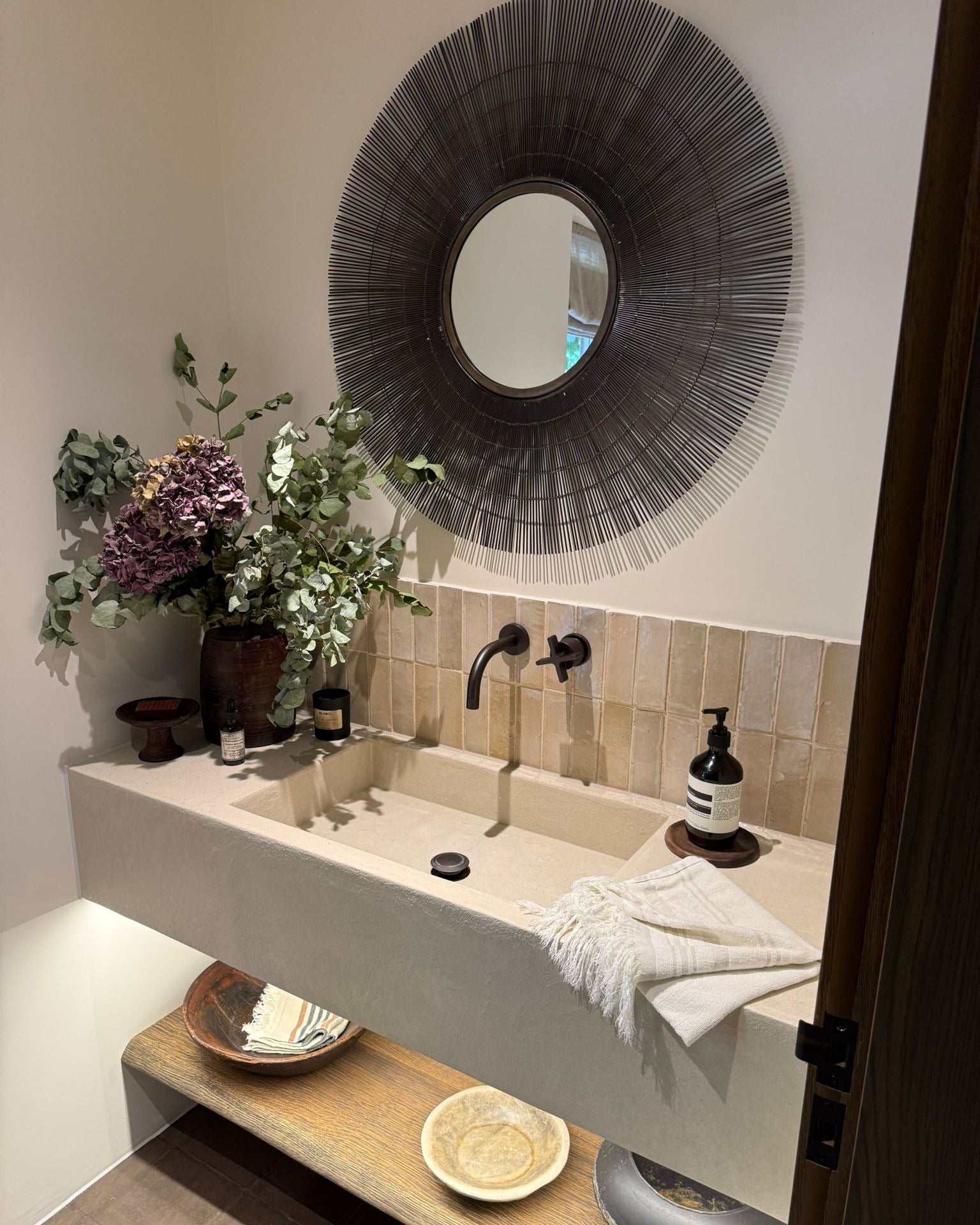 Microcement Ready Sink Base