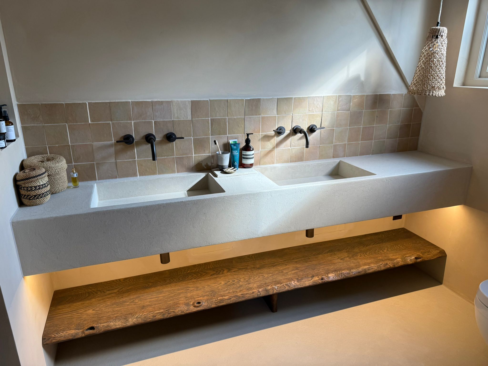 Microcement Ready Sink Base