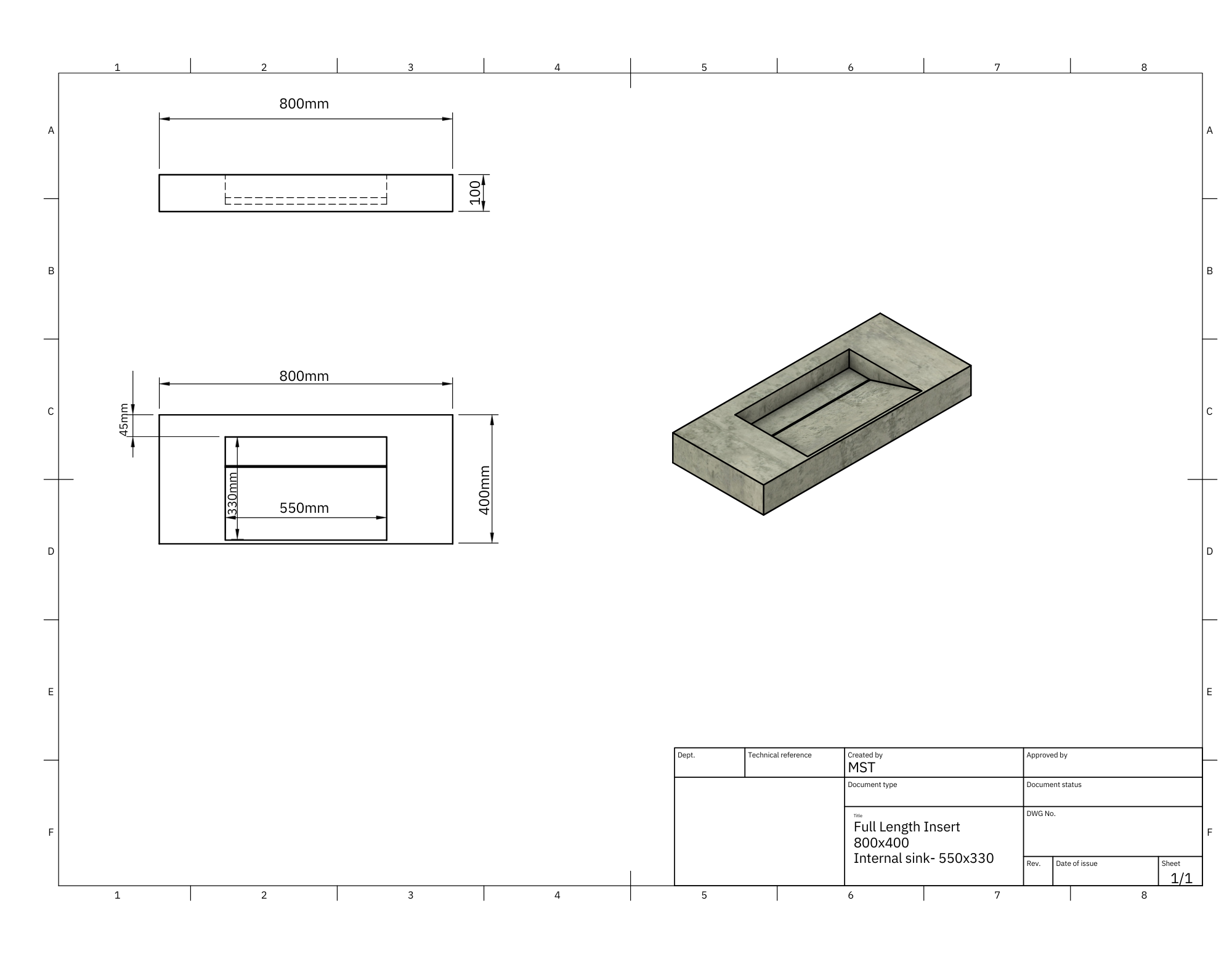 Microcement Ready Ramp Sinks
