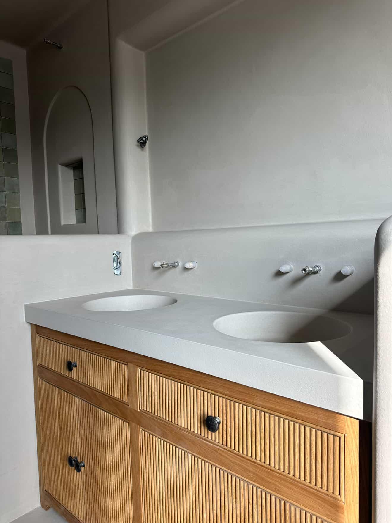 Microcement Ready Sinks and Vanitys -Bespoke