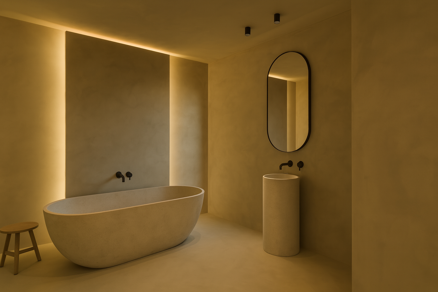 Sora Freestanding Round Basin