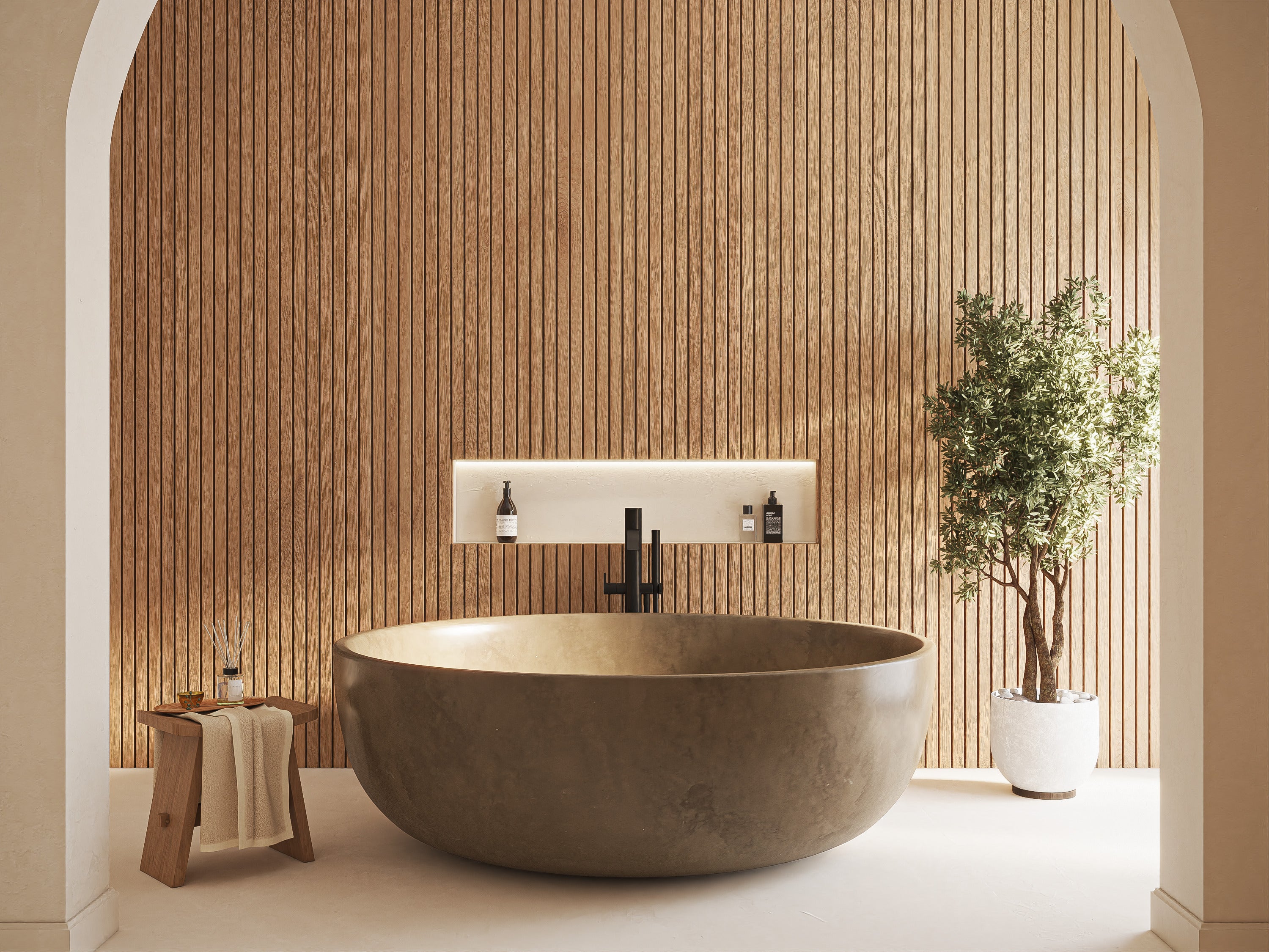 Vara Round Freestanding Bath 1300mm