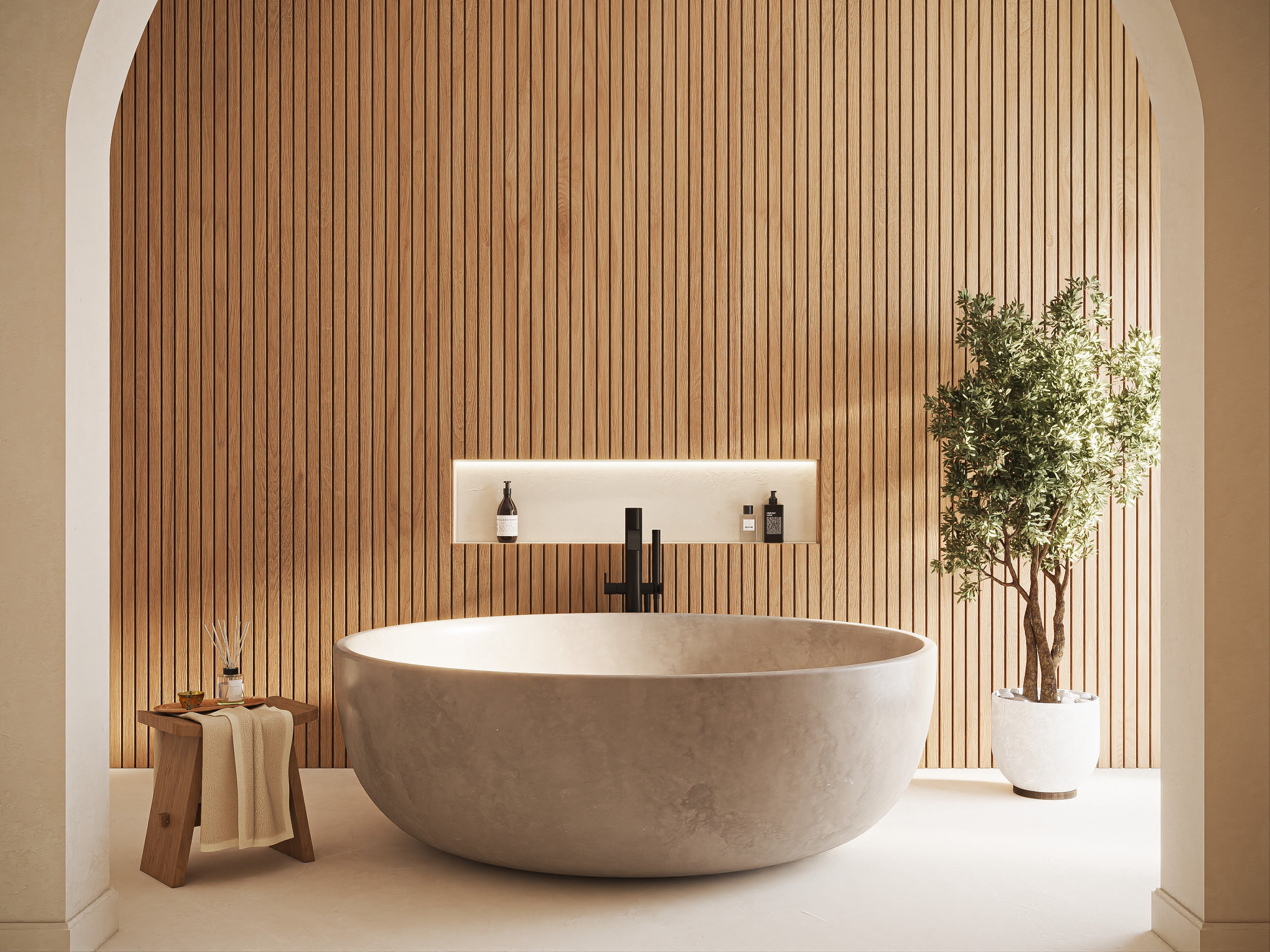 Vara Round Freestanding Bath 1300mm